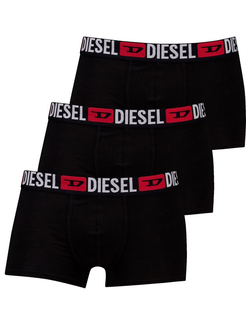 Diesel boxershort 3-pack zwart rood