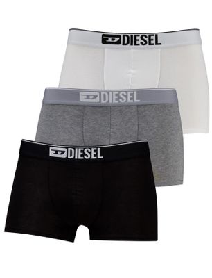 Diesel Diesel boxershorts zwart Damien 3-pack effen katoen