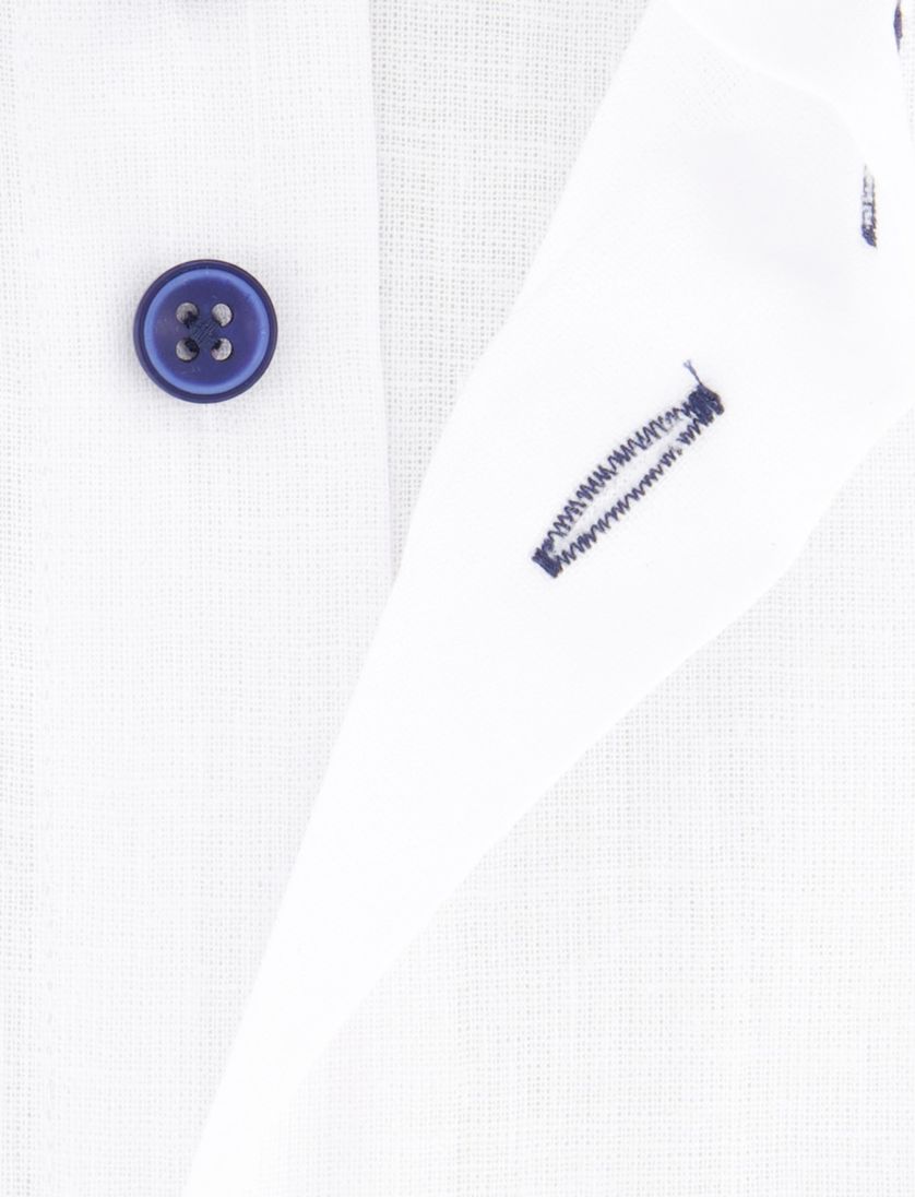 Eden Valley overhemd wit regular fit korte mouw katoen