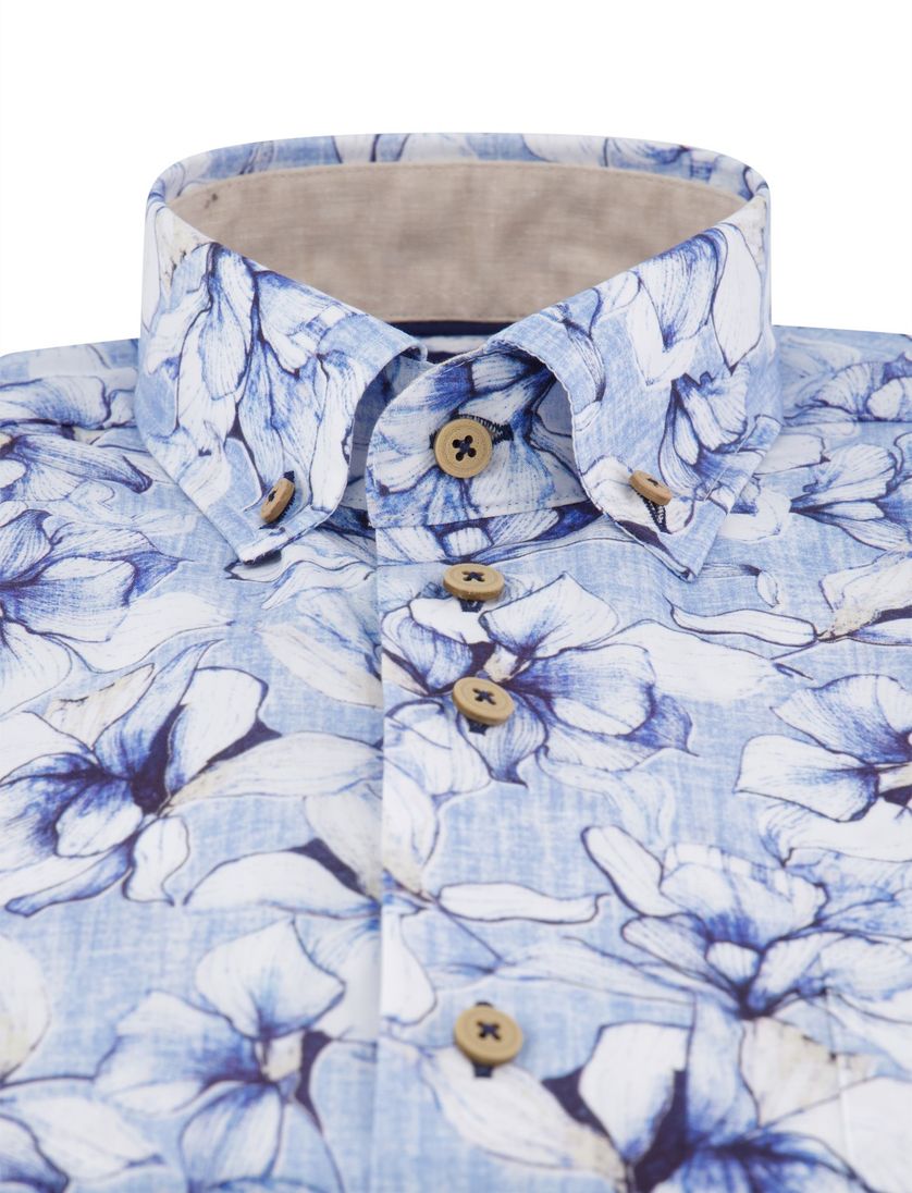 casual overhemd met bloemenprint Eden Valley