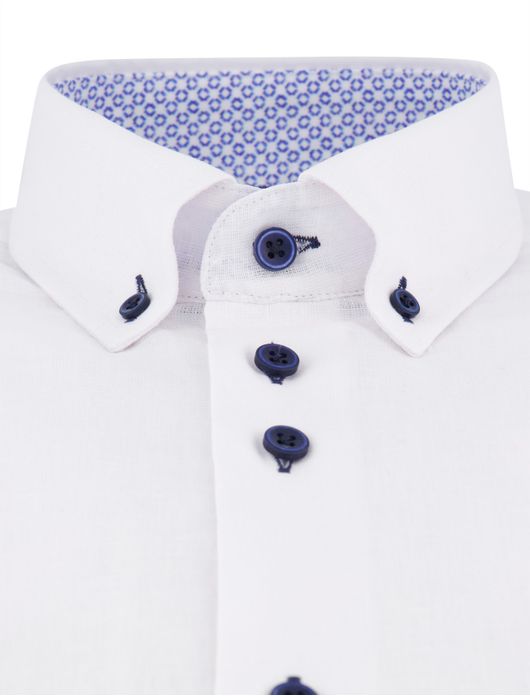 Eden Valley Modern Fit overhemd extra lang wit