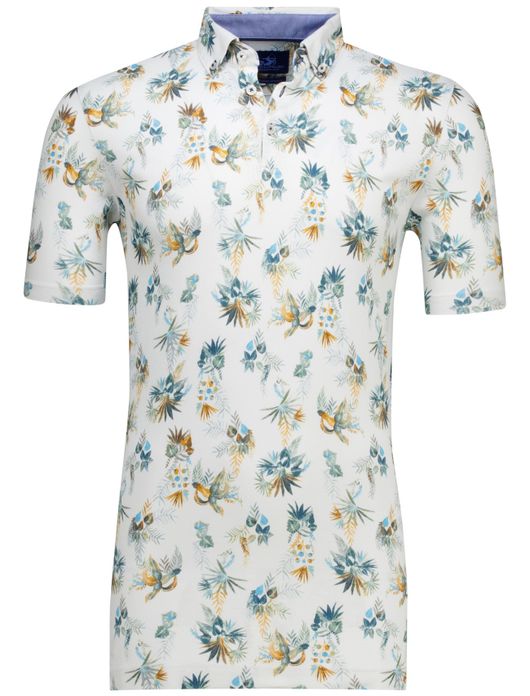 Eden Valley polo extra lang wit modern fit