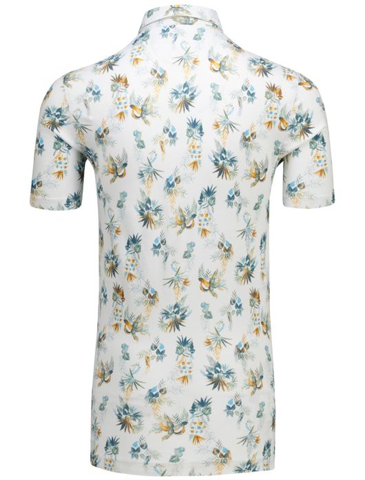 Eden Valley polo extra lang wit modern fit