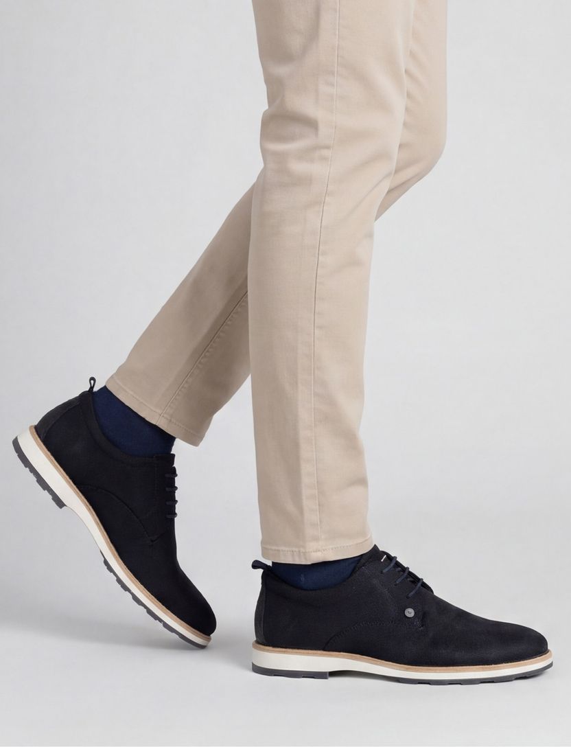 Rehab veterschoen donkerblauw POZATO SUE WEAVE leer