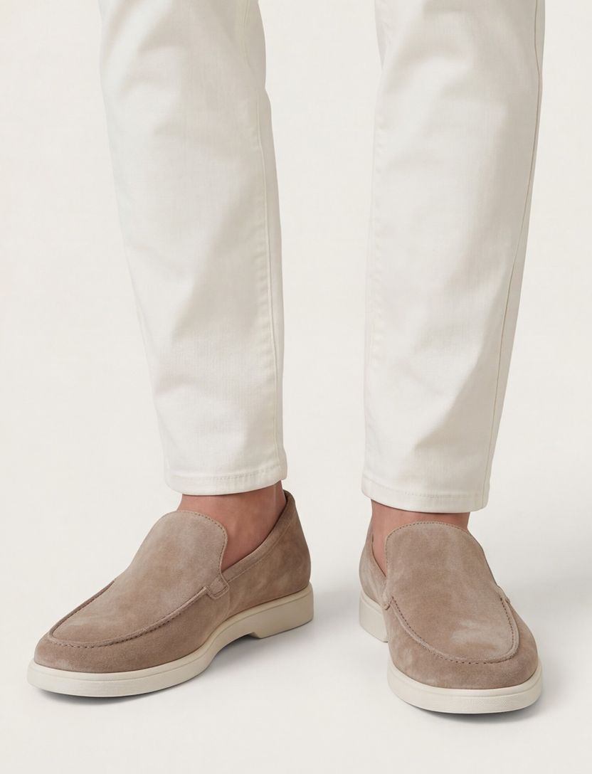 Rehab loafers beige laag