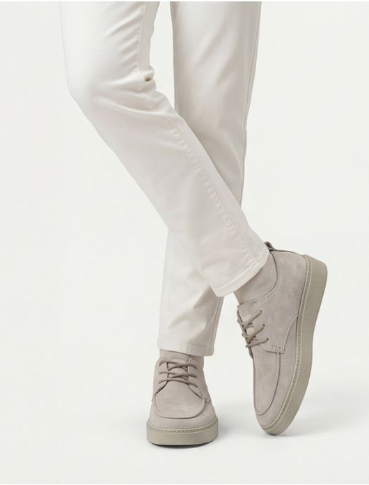 Rehab sneakers creme leer en rubber OZZY