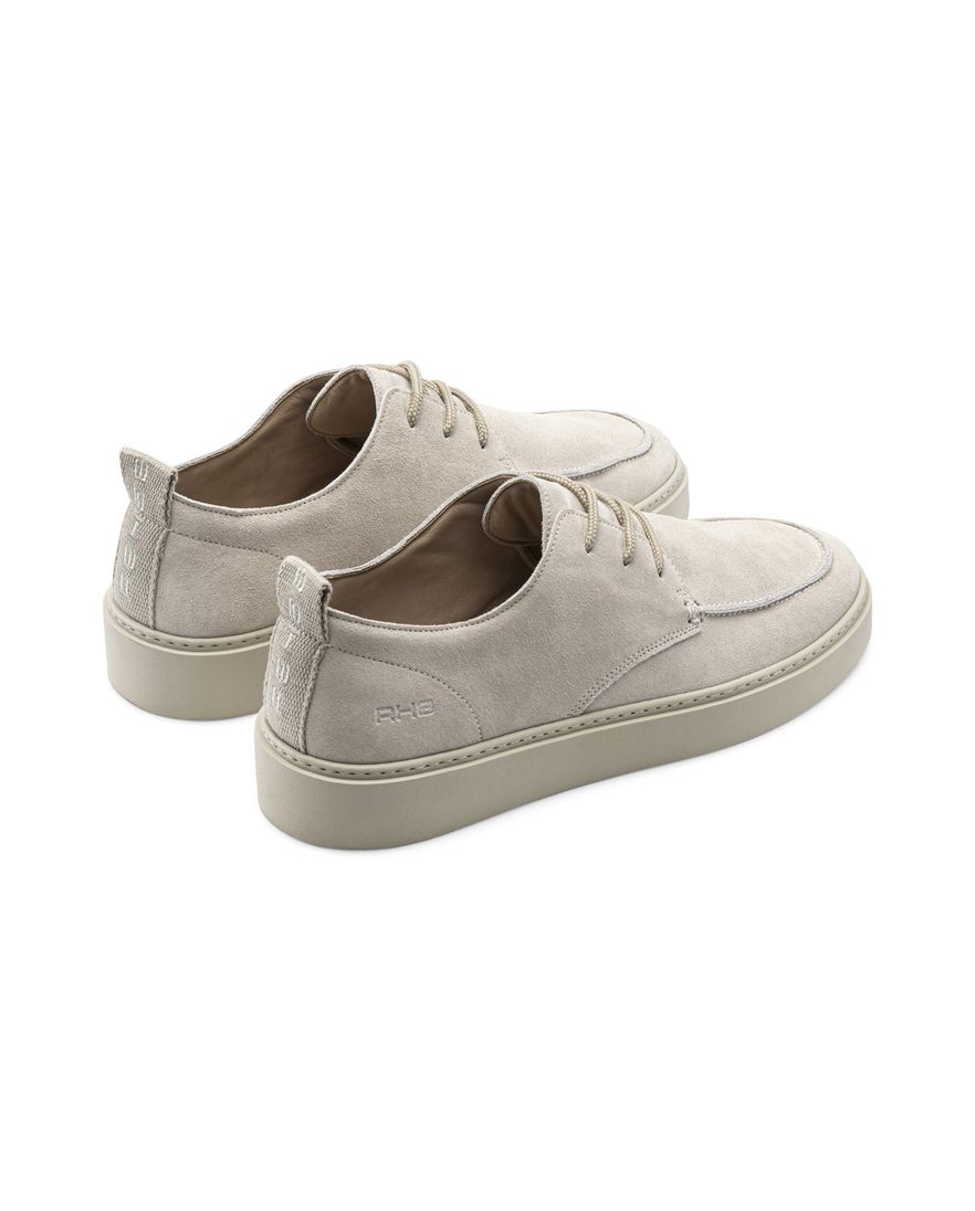 Rehab sneakers creme leer en rubber OZZY effen
