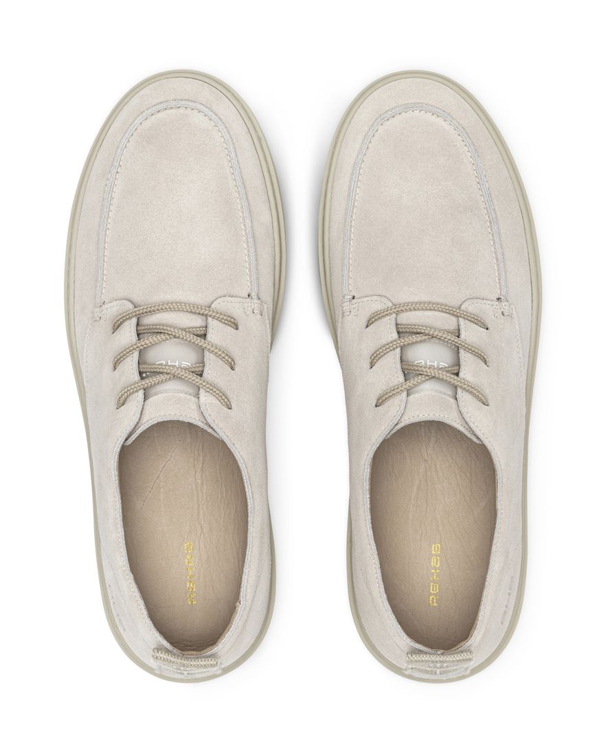 Rehab sneakers creme leer en rubber OZZY effen