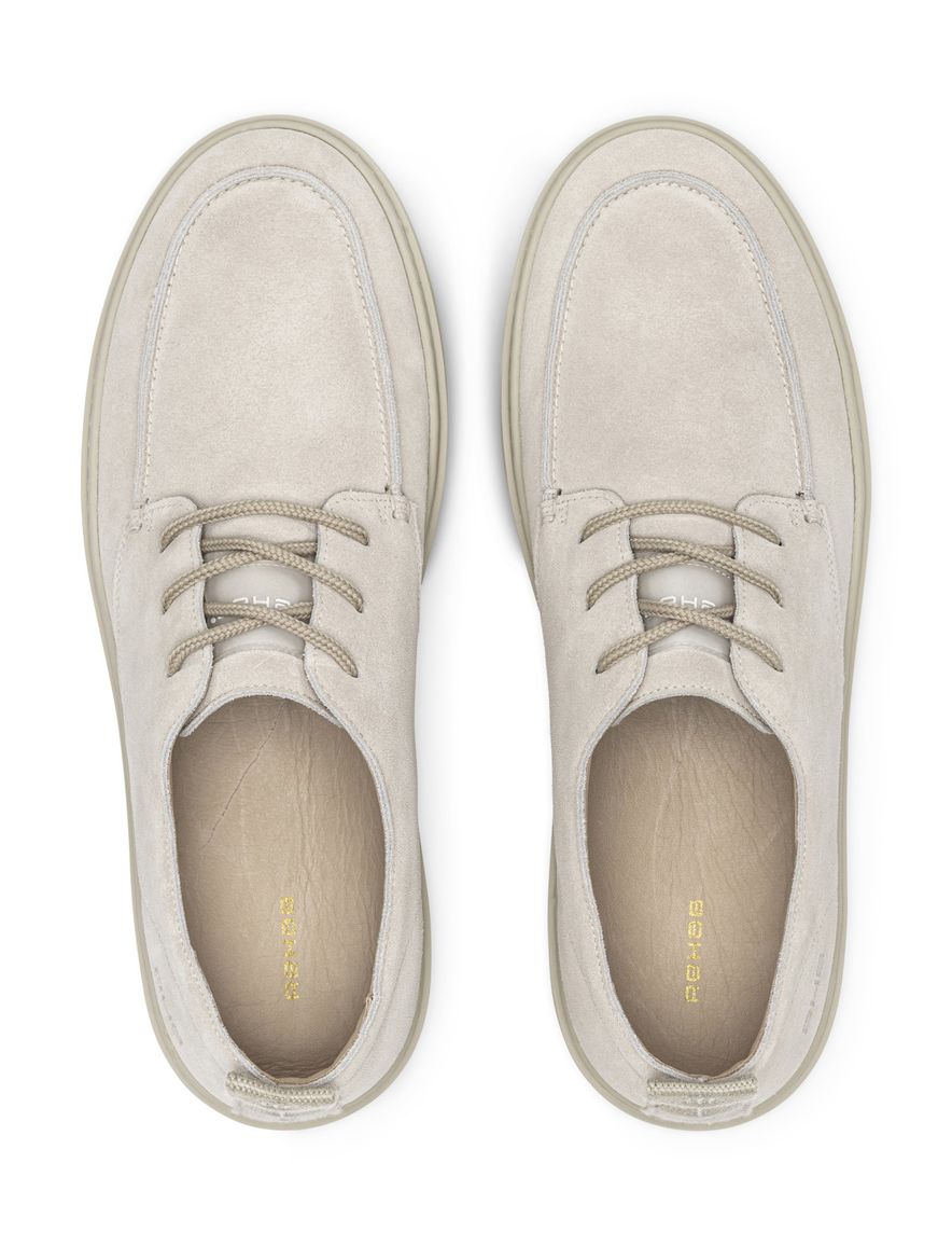 Rehab sneakers creme leer en rubber OZZY effen