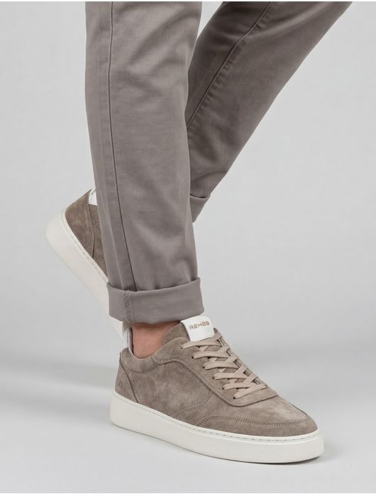 Rehab sneakers bruin effen OLIVER SUE