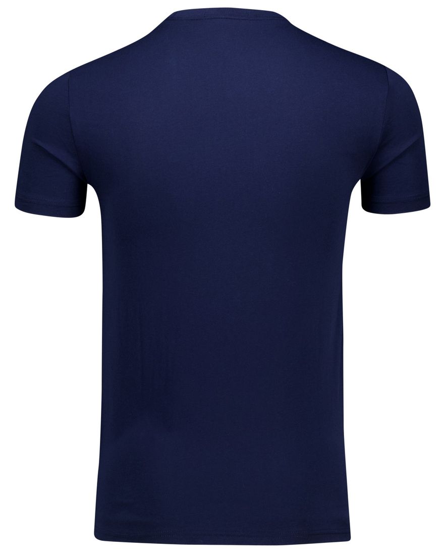 Fred Perry T-shirt donkerblauw effen normale fit