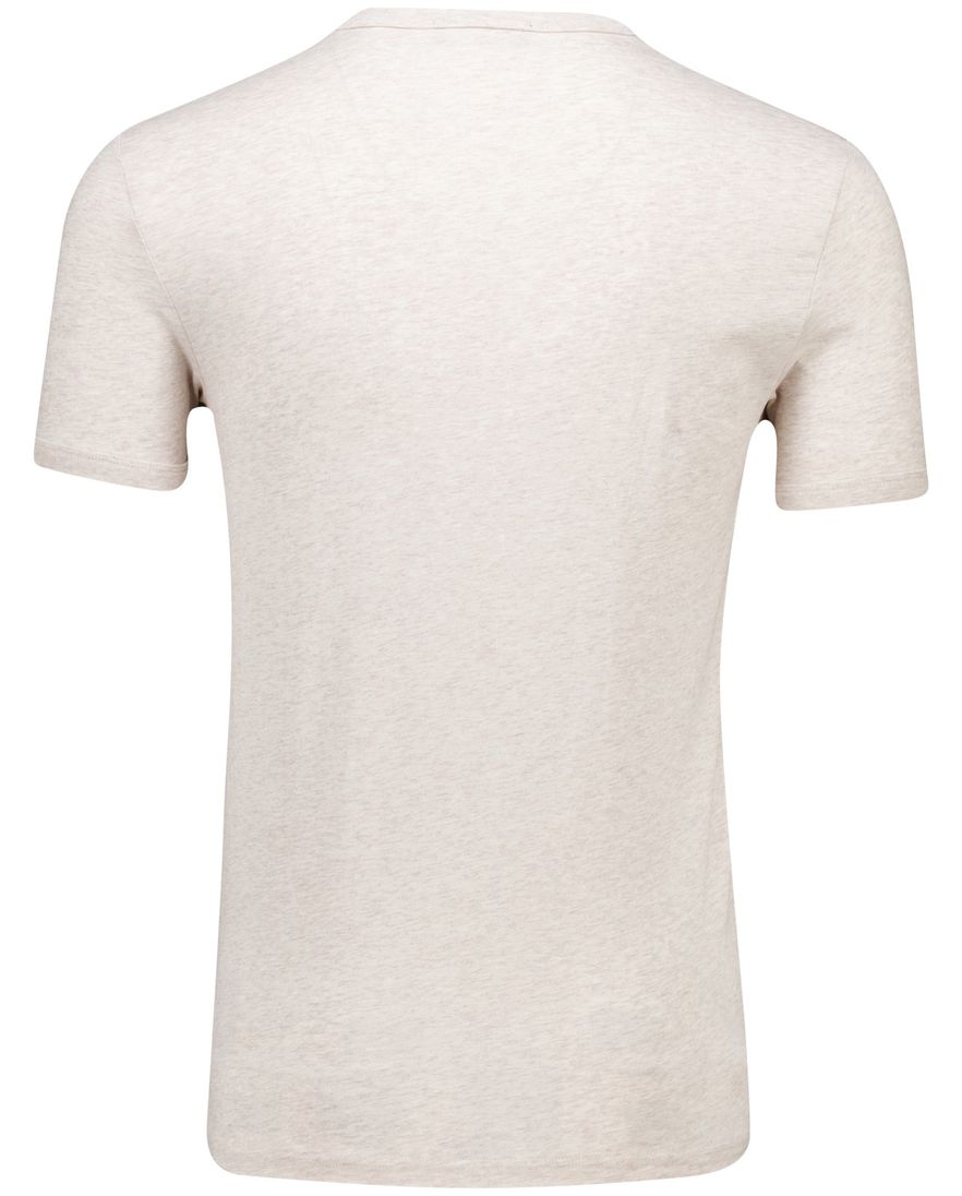 Fred Perry ringer t-shirt lichtbeige korte mouw