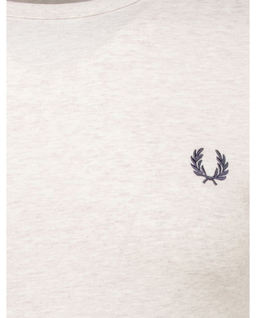 Fred Perry ringer t-shirt lichtbeige korte mouw