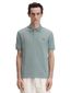 poloshirt Fred Perry blauw grijs pique effen katoen