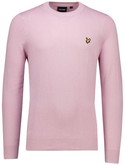 Lyle & Scott trui roze gele vogel