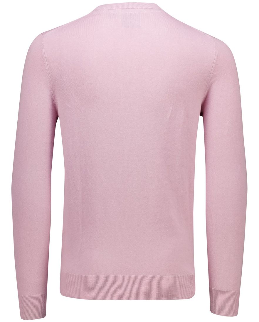 Lyle & Scott trui roze gele vogel ronde-hals