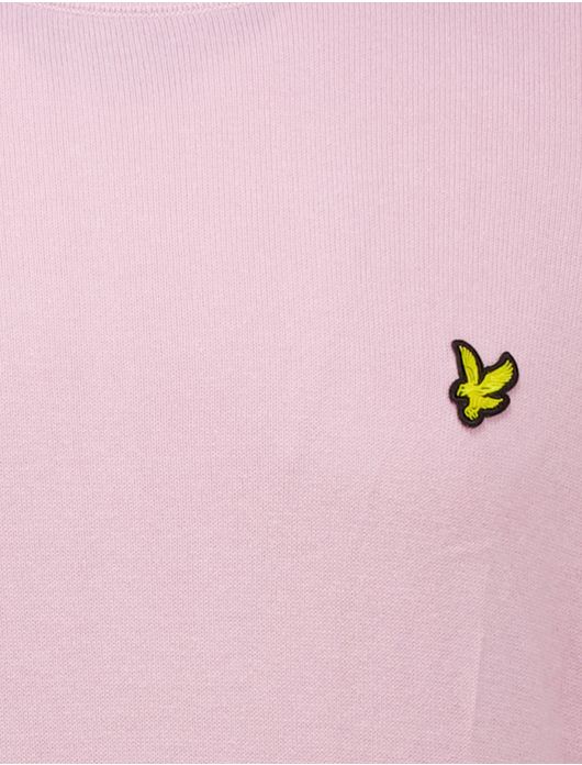 Lyle & Scott trui roze gele vogel