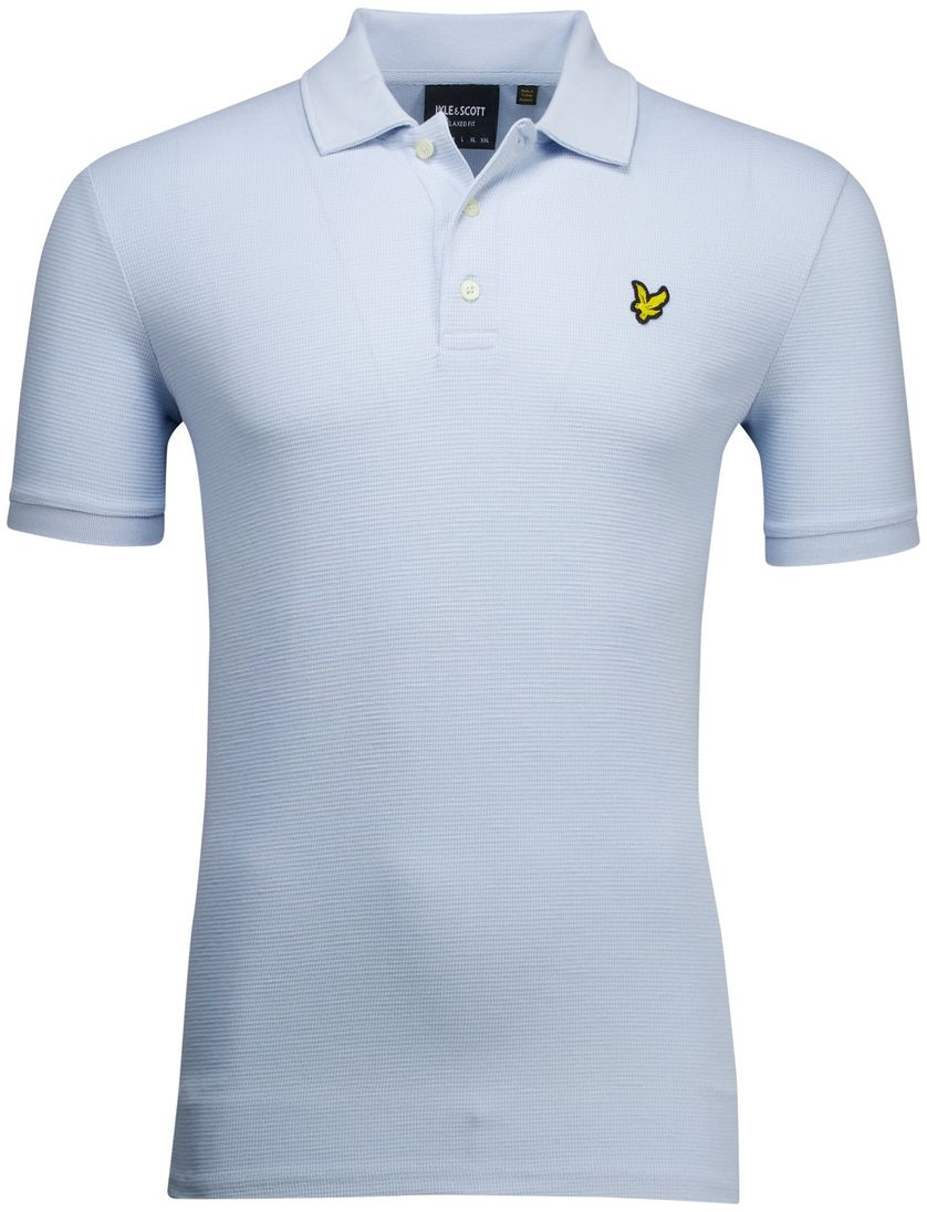 lichtblauw Lyle & Scott Milano polo shirt