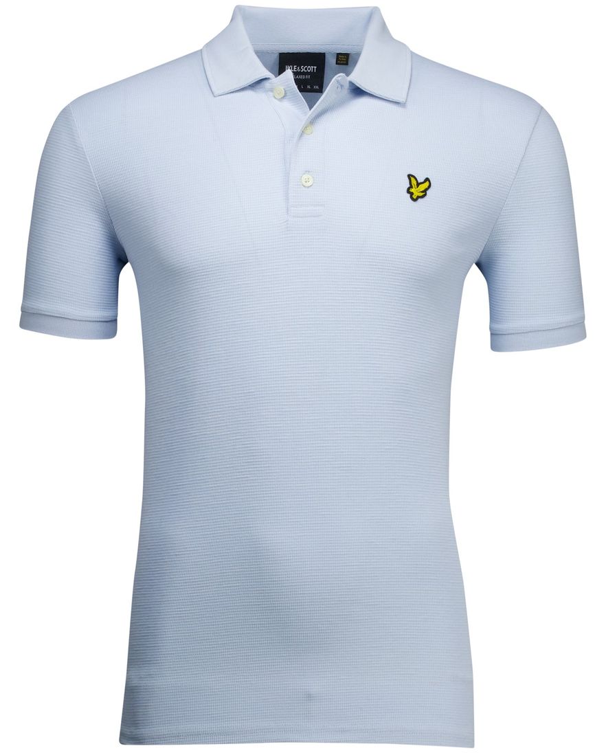 Lyle & Scott Milano polo shirt lichtblauw
