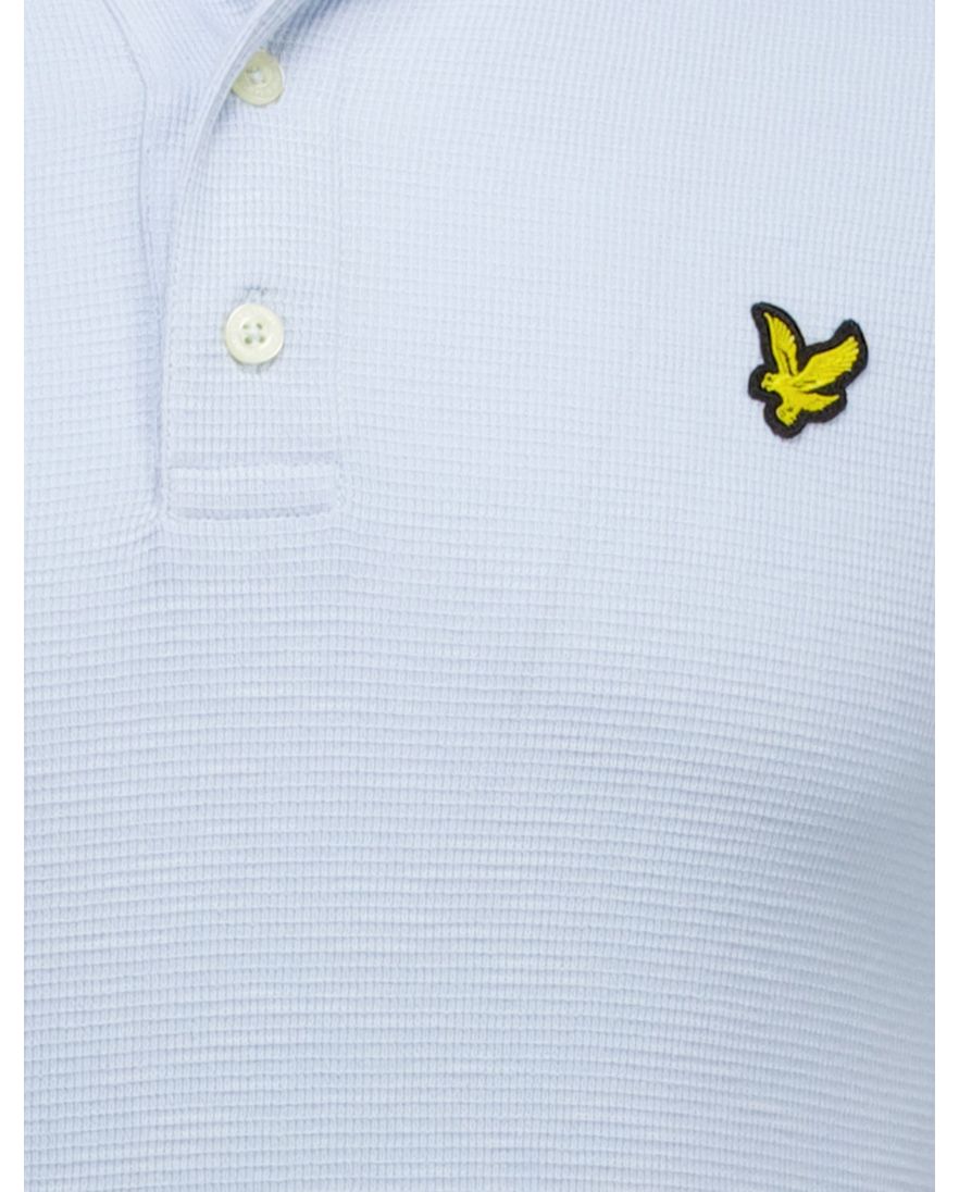 Lyle & Scott Milano polo shirt lichtblauw