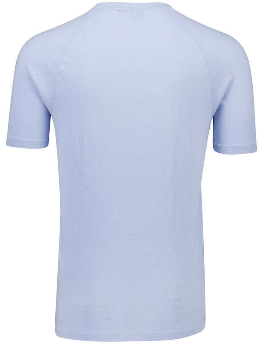 Lyle & Scott T-shirt lichtblauw katoen