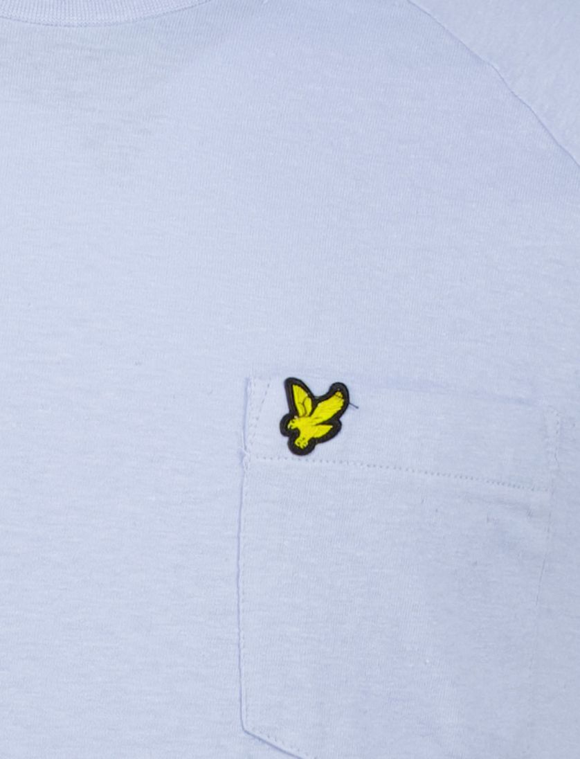 Lyle & Scott T-shirt lichtblauw katoen