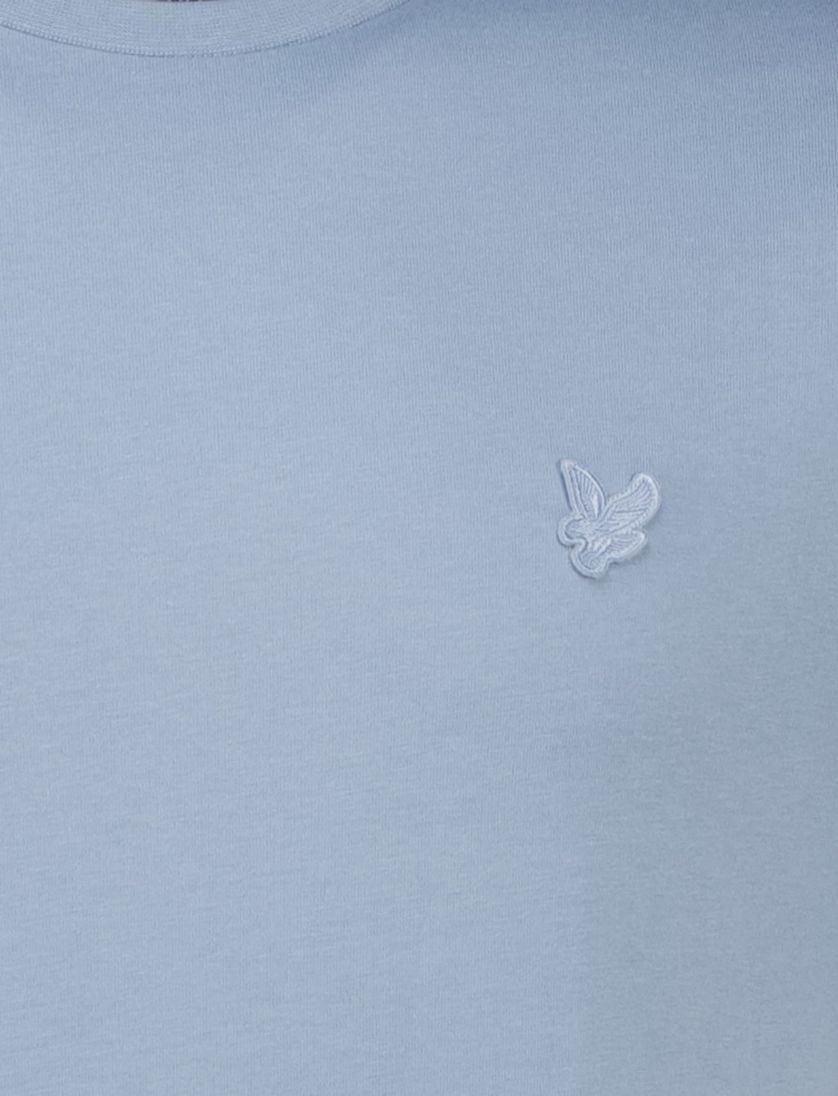 Lyle & Scott T-shirt lichtblauw katoen