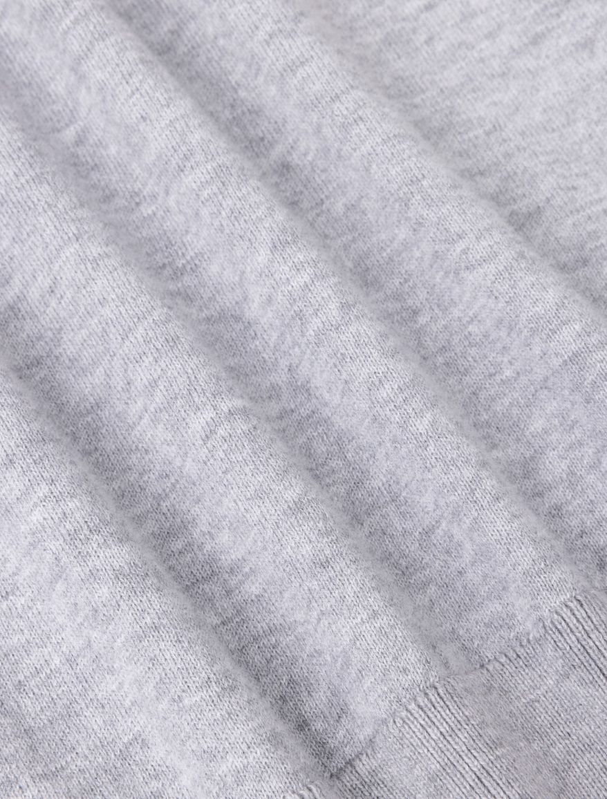 Cavallaro t-shirt grijs effen slim fit katoen