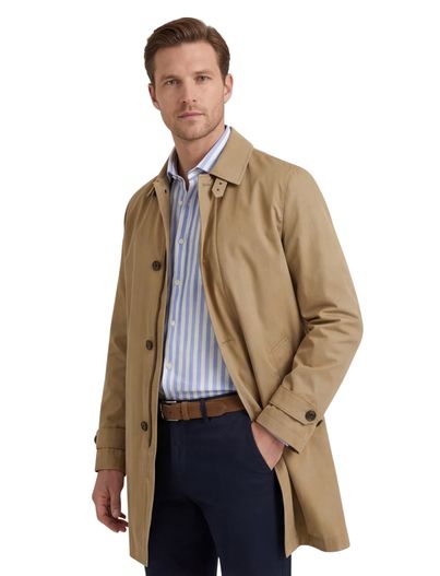 Wellington of Bilmore Wellington of Bilmore zomerjas beige effen lang