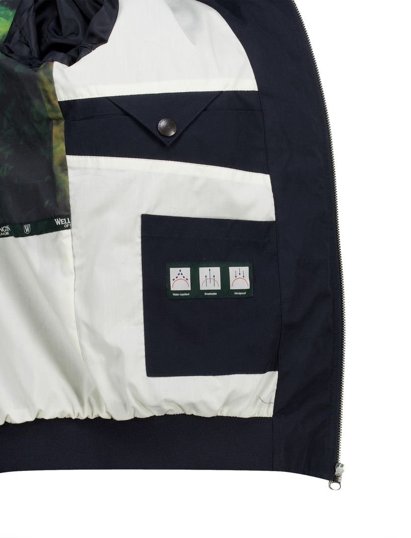 Wellington of Bilmore jack English Lumber donkerblauw katoen