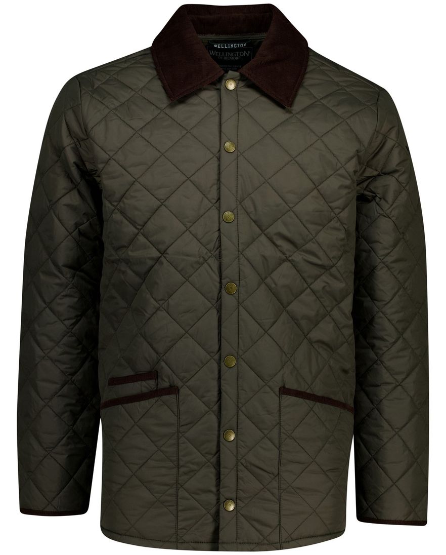 Wellington of Bilmore jack York quilted groen met vulling