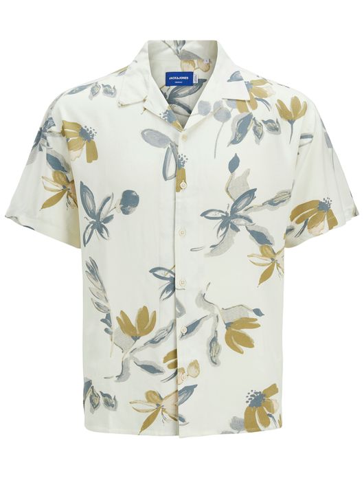 casual overhemd korte mouw wit Jack & Jones