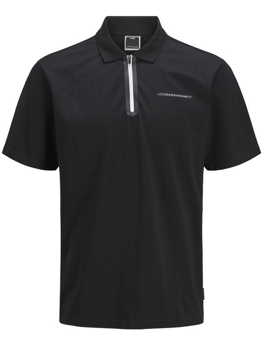 Jack & Jones polo zwart effen