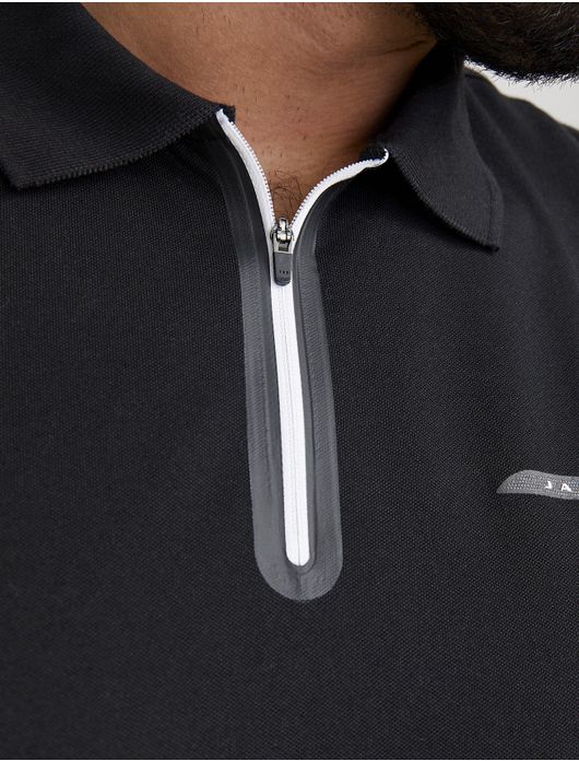 Jack & Jones polo zwart effen
