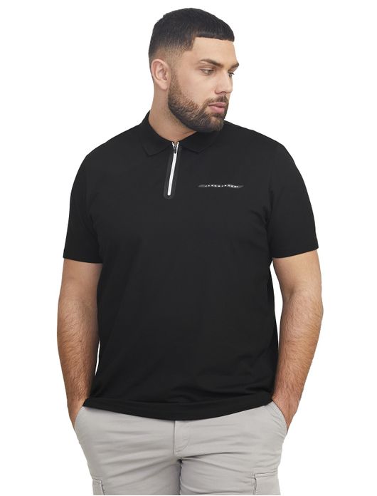 Jack & Jones polo zwart effen