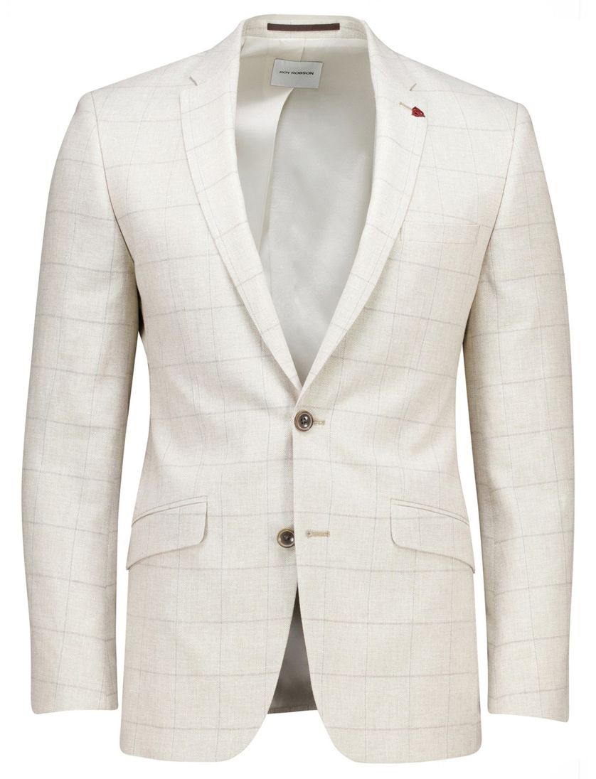 Roy Robson colbert beige Kostuum mix and match katoen slim fit