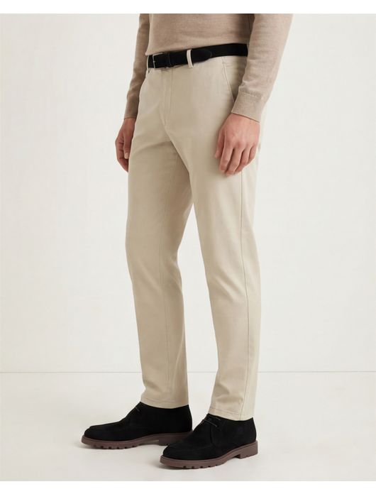 Meyer Bonn modern fit chino beige katoen