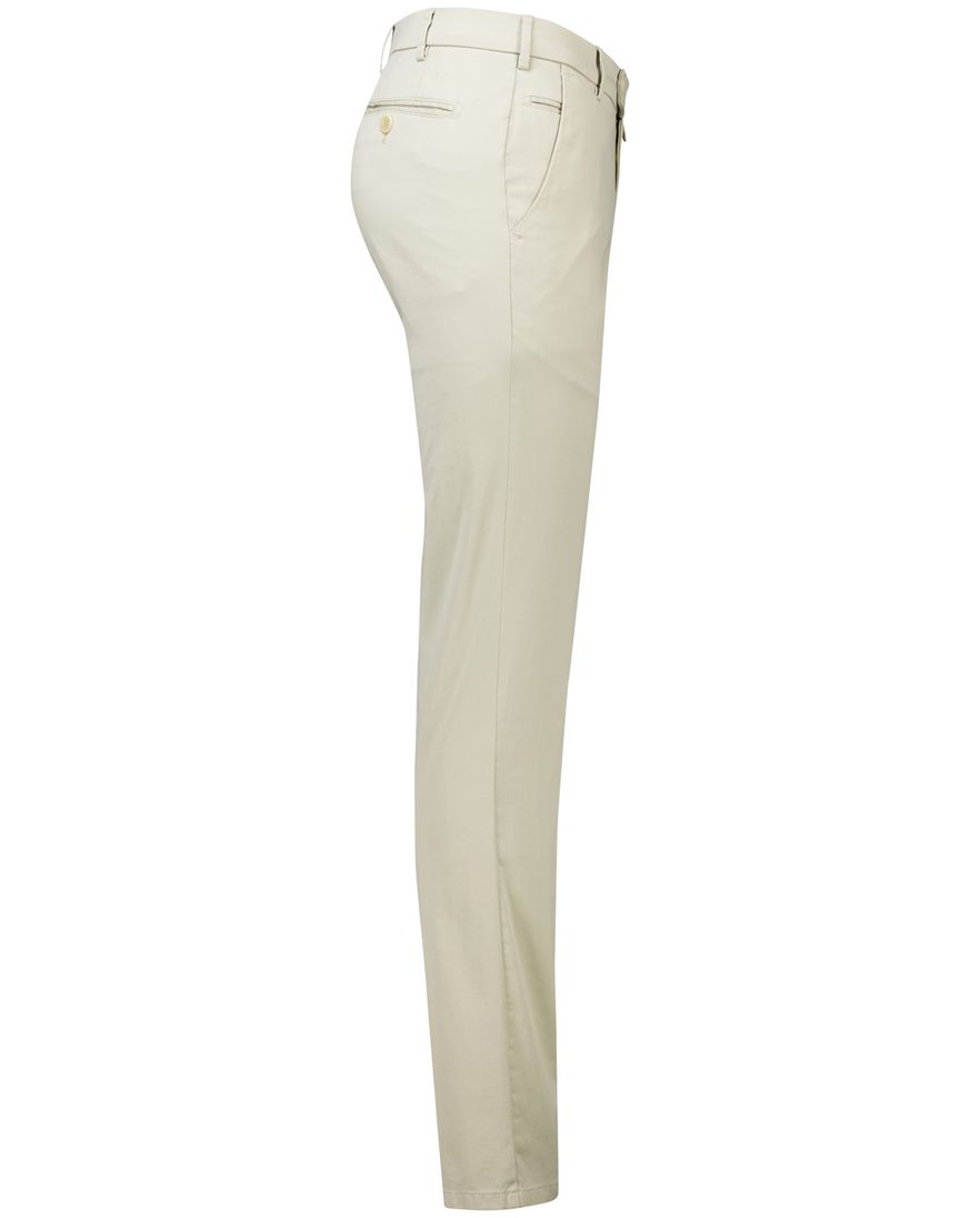 Meyer Bonn modern fit chino beige katoen flatfront