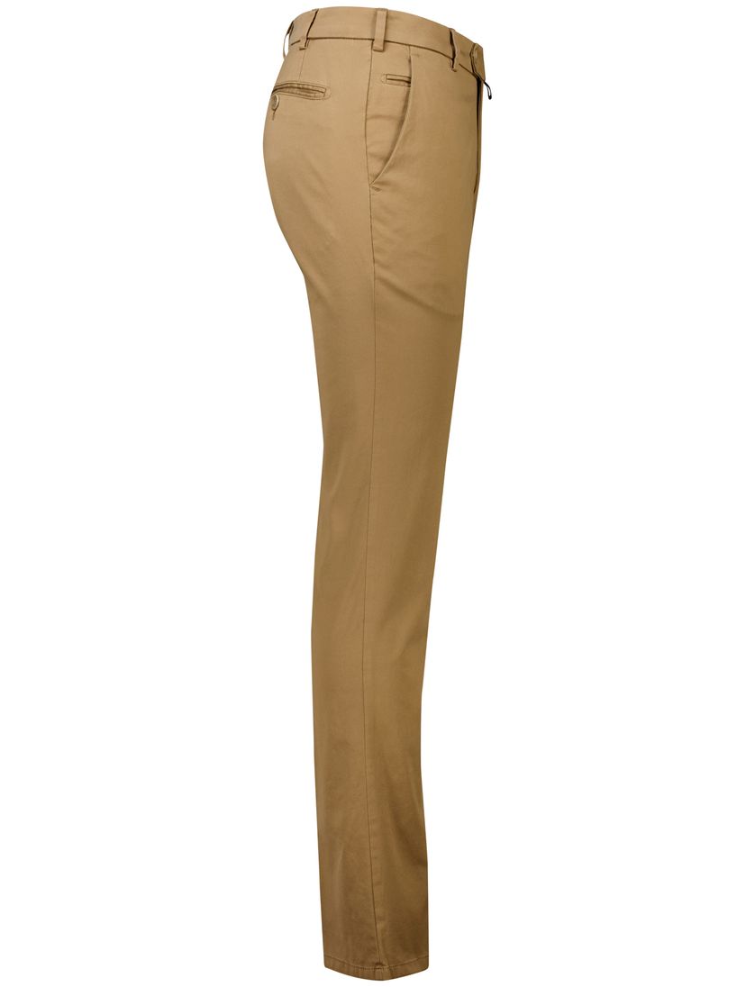 Meyer Bonn pantalon bruin katoen effen