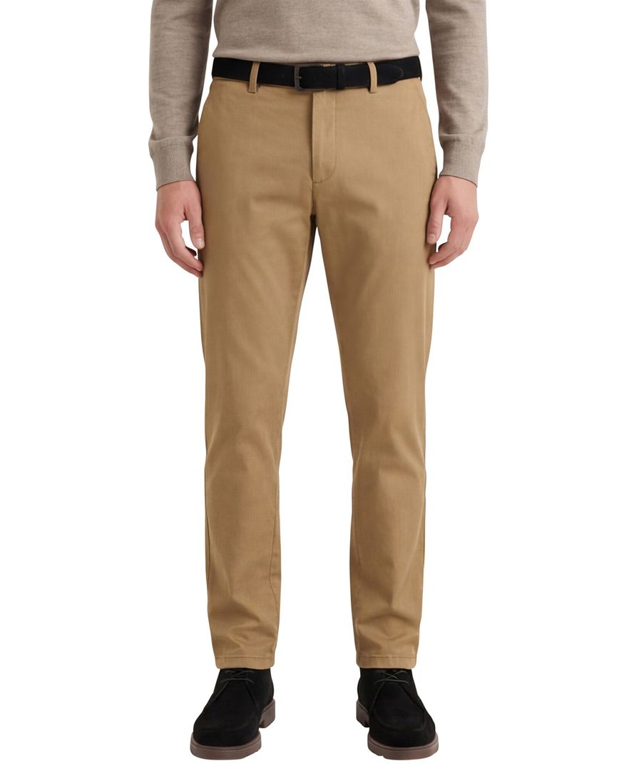 Meyer Bonn pantalon bruin katoen