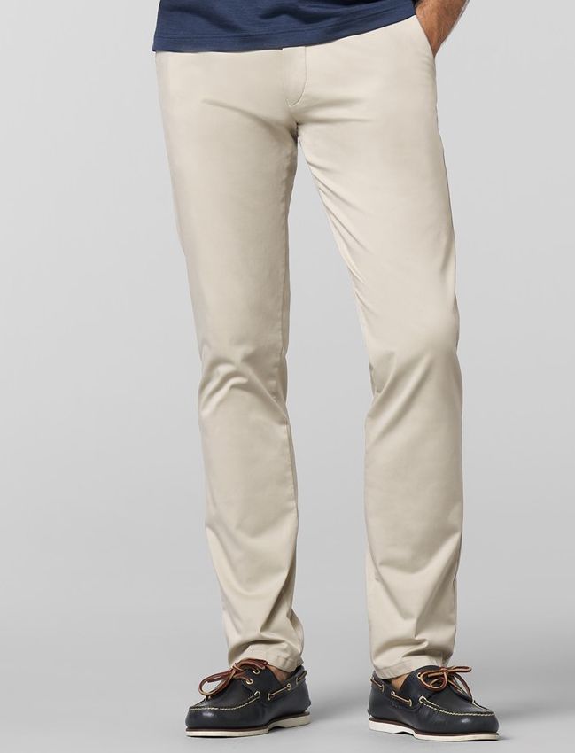 katoenen broek beige Meyer New York