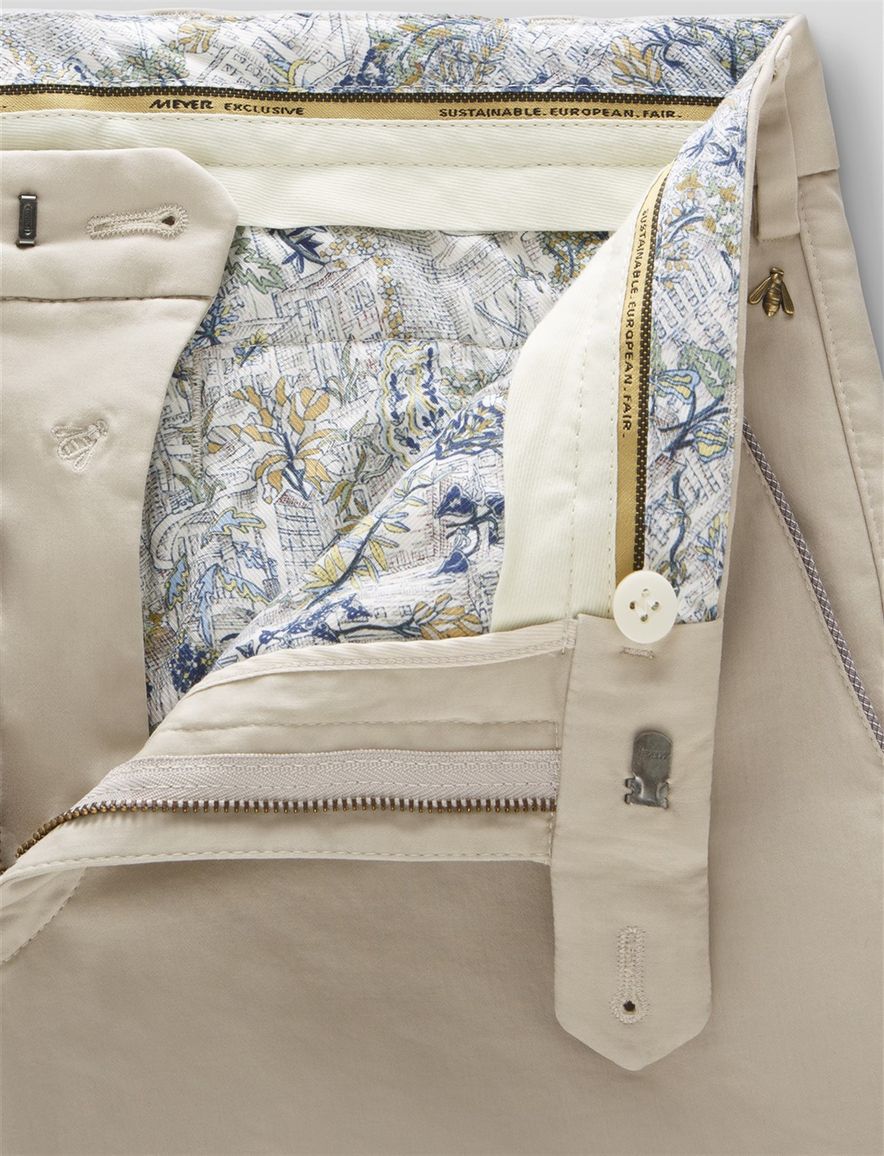 katoenen broek beige Meyer New York