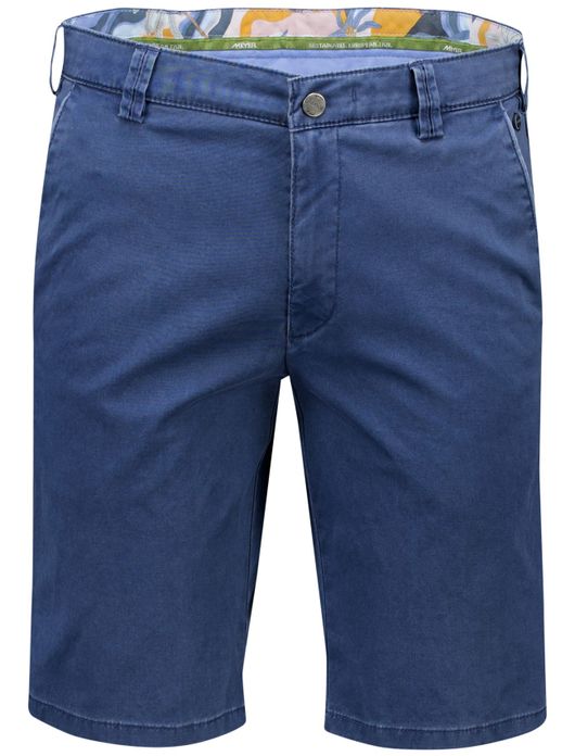 Meyer bermuda b-palma blauw katoen