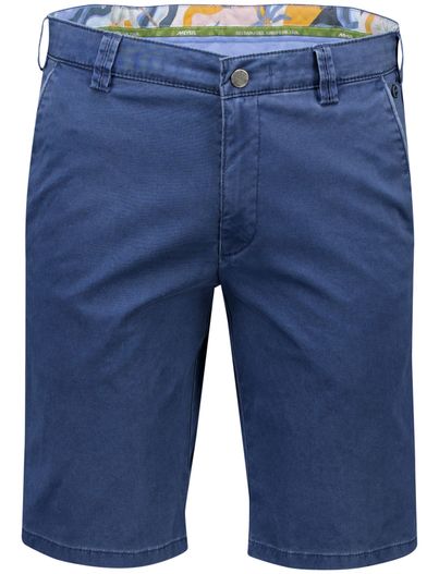 Meyer Meyer broek b-palma blauw katoen effen