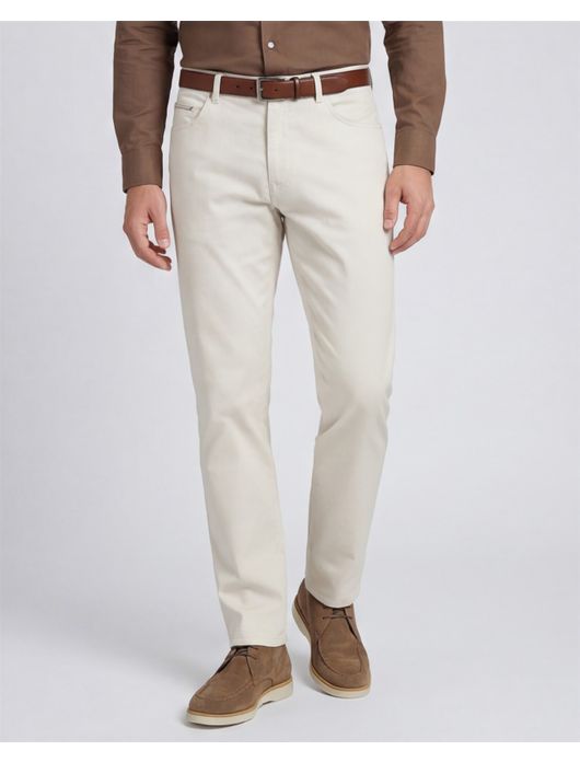Meyer Chicago pantalon katoen licht beige