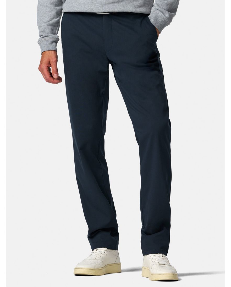 Meyer Bonn katoenen broek donkerblauw