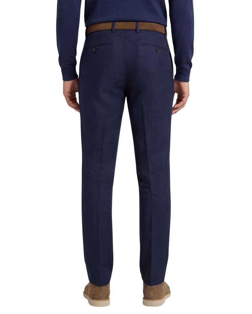 Meyer pantalon Bonn blauw katoen