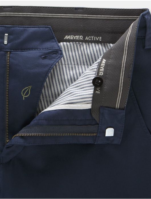 katoenen broek donkerblauw Meyer Bonn