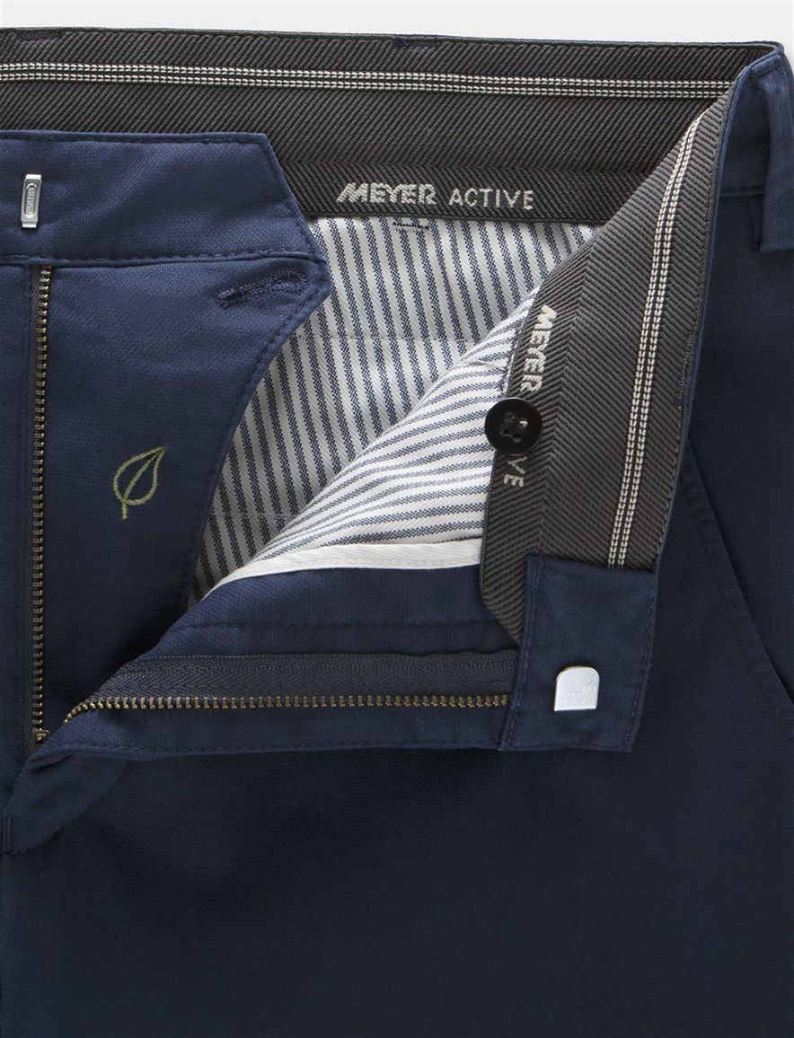 katoenen broek donkerblauw Meyer Bonn