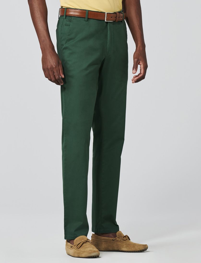 katoenen broek Meyer Bonn groen